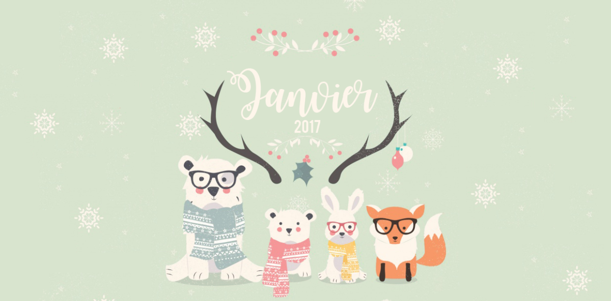 Calendrier de Janvier 2017