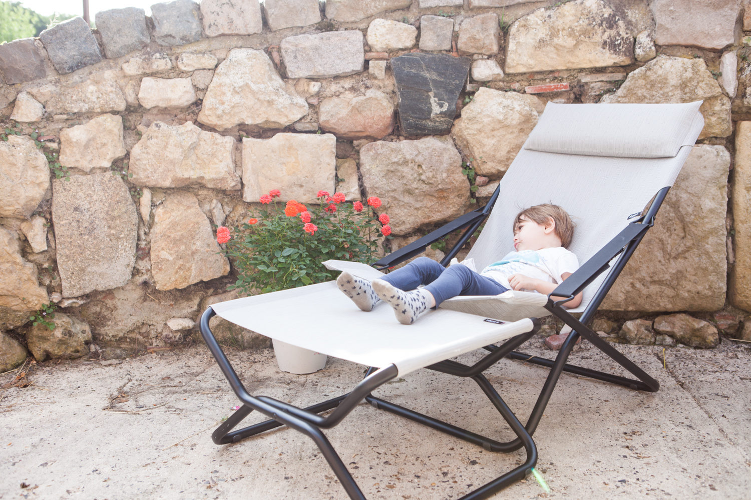 Notre terrasse : Le coin relaxation