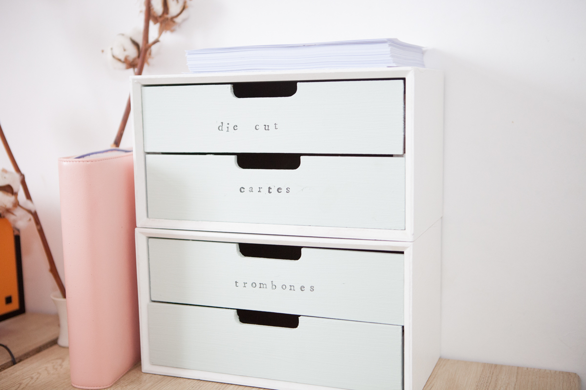 Un meuble à tiroirs pour mon bureau