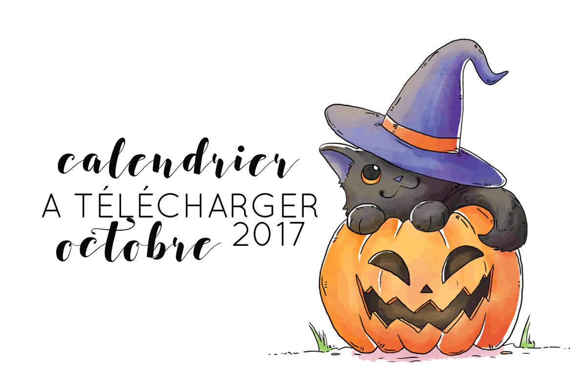 Calendrier d’Octobre 2017 à imprimer