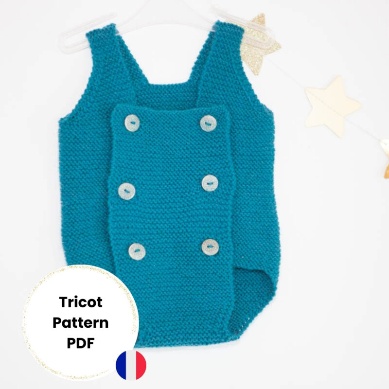Une Barboteuse au tricot