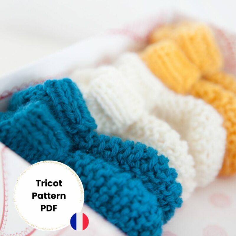 Tutoriel Chaussons Bebe - Modèle Charlie