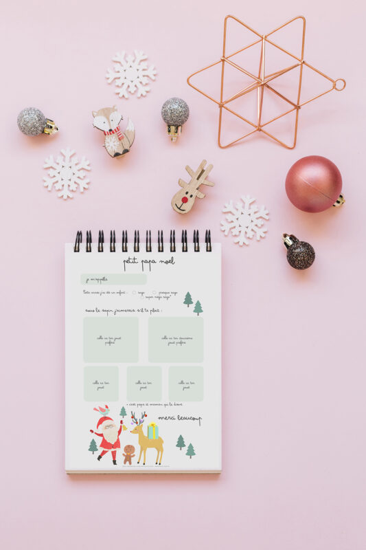 La lettre au Père Noël à imprimer