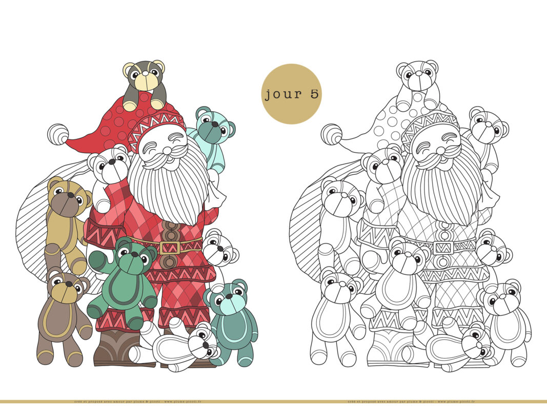 Coloriage Père Noel