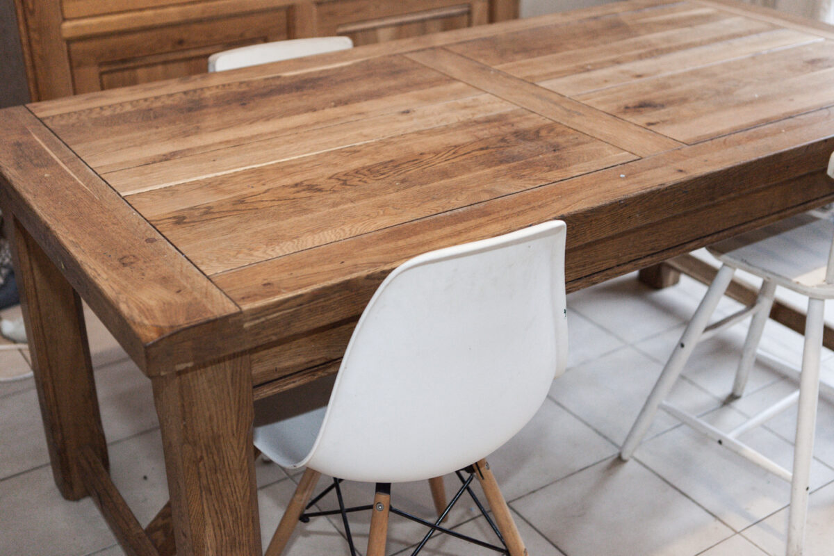 Relooking de notre table avec La fabrique des pieds