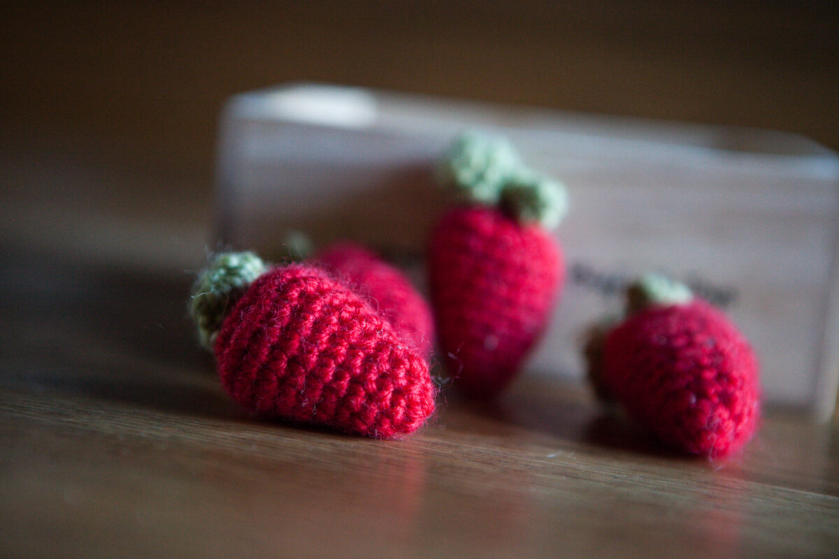 Dinette au crochet #2 – La fraise
