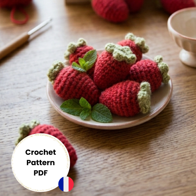 Tutoriel de La fraise au crochet