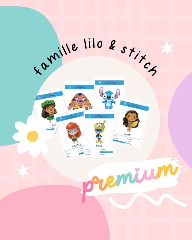 Extension jeu des 7 familles disney : Lilo & Stitch