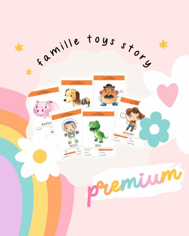 Extension jeu des 7 familles : Famille Toy Story 1