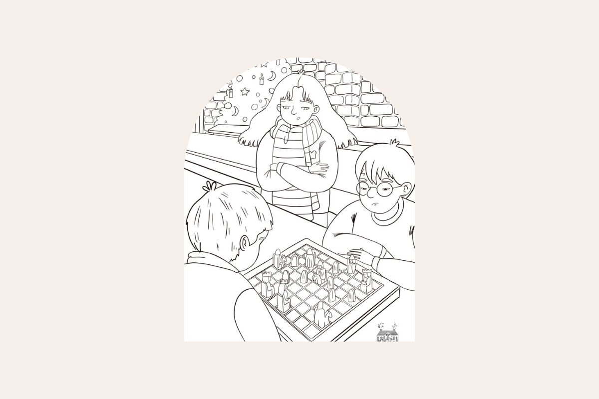 Coloriage Harry Potter à imprimer