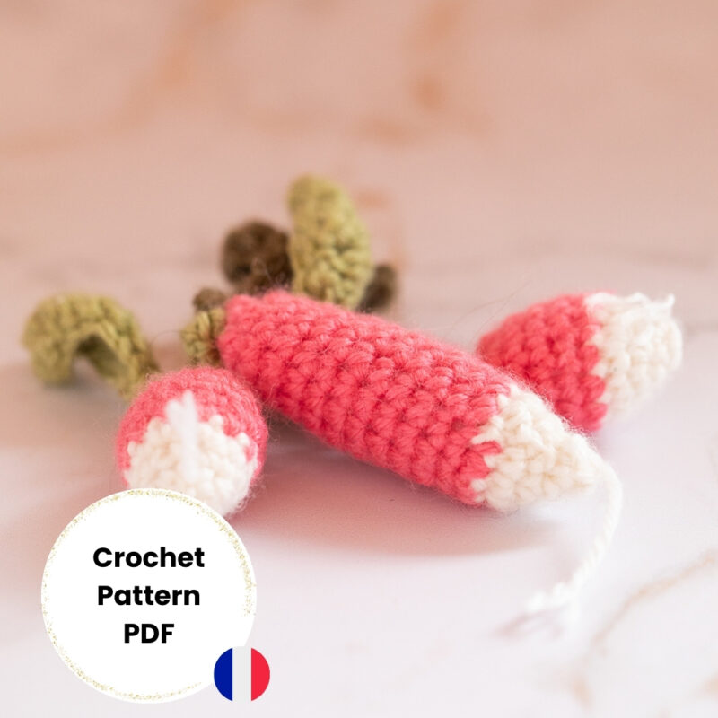 Tutoriel du petit radis au crochet