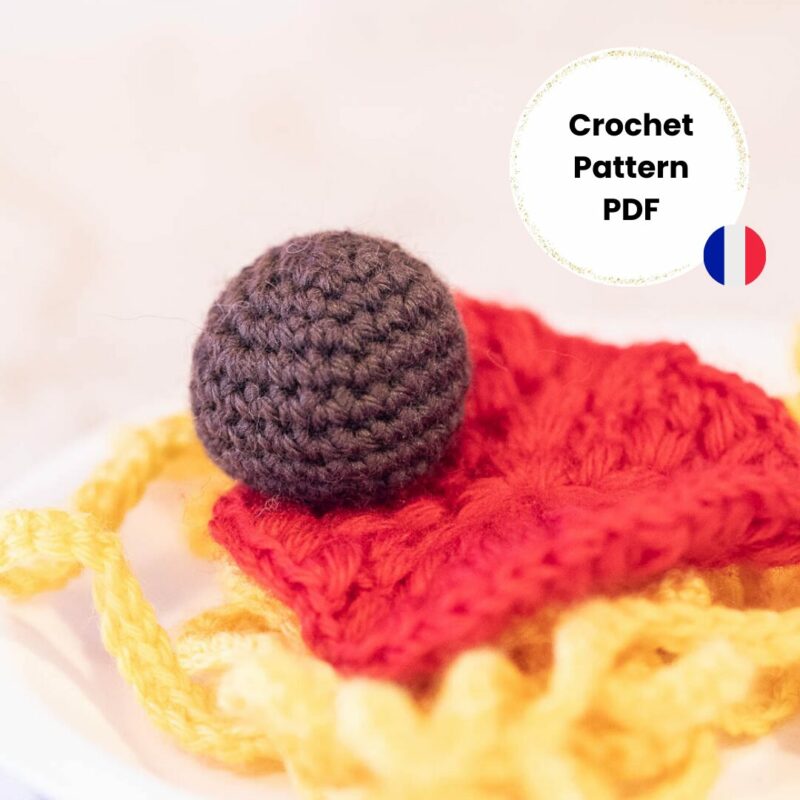 Tutoriel des Boulettes de Boeuf au crochet