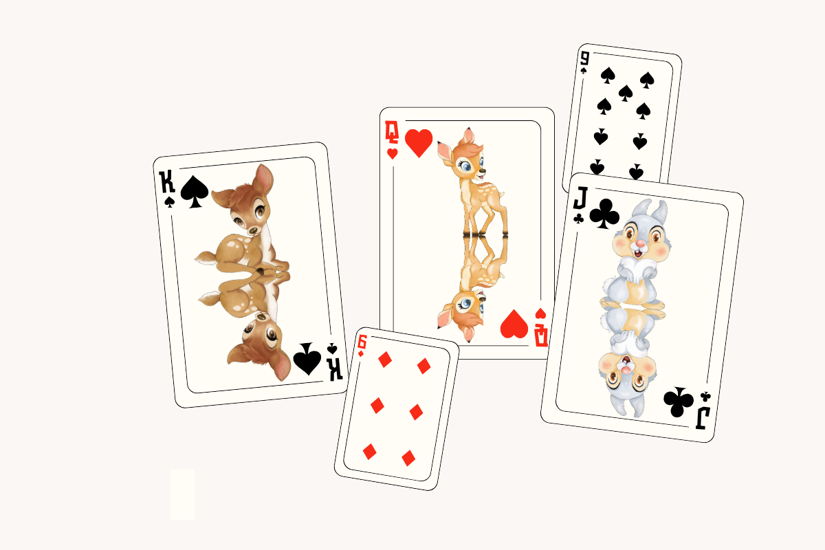 Jeu de cartes Bambi