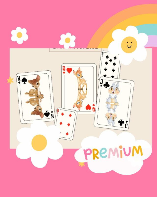 Jeu de cartes Bambi