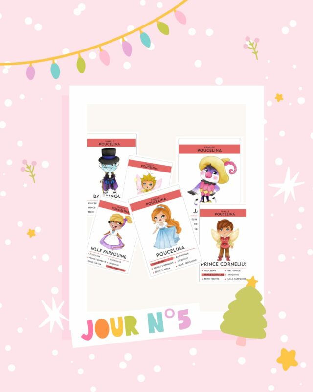 Extension jeu des 7 familles Disney : Famille Poucelina