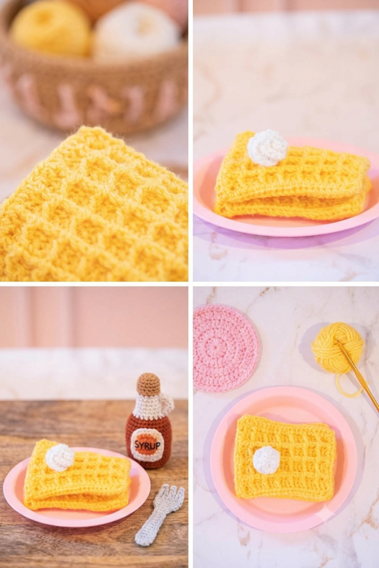 gaufre au crochet gaufre au crochet